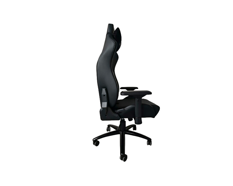 Gaming Chair: Vertex Viper Gaming Chair Black Car Leather